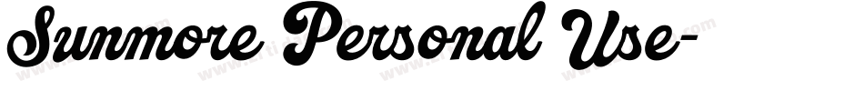 Sunmore Personal Use字体转换